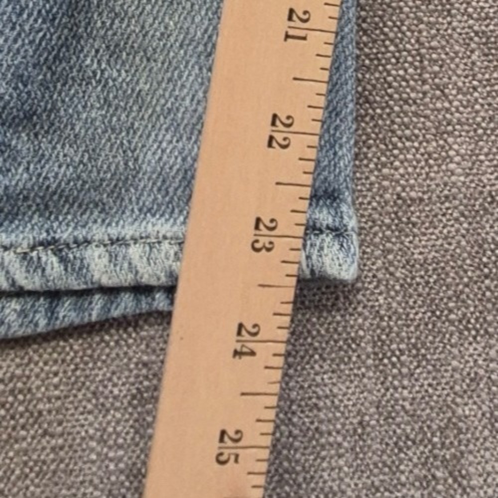 NWOT Free People We the Free Osaka Midrise Barrel Jeans 27 button fly light wash - Picture 4 of 16